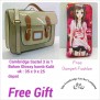 Free Gift SALE CS 3 in 1 Glossy Kombi Kulit warna Beige @290rb