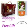 Free Gift SALE CS 3 in 1 Glossy Kombi Kulit warna Merah @290rb