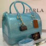 Tas Furla Speedy Semi Original Glitter (kode FUR032) Baby Blue